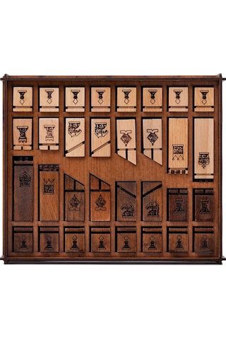 Ahşap Satranç Takımı Taş Seti