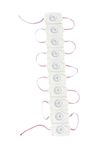 Parmak Lamba Tek Lens Beyaz 10'lu 24v Br 040 99 49