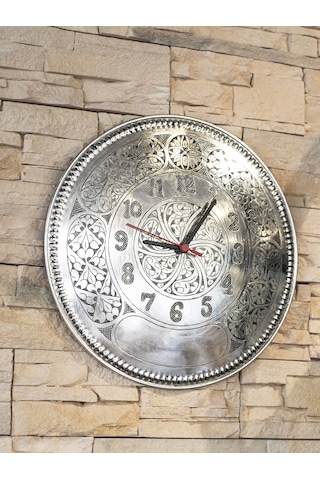 Bakır Saat Oyma Nakış İşleme Kalay Kaplama Bakır