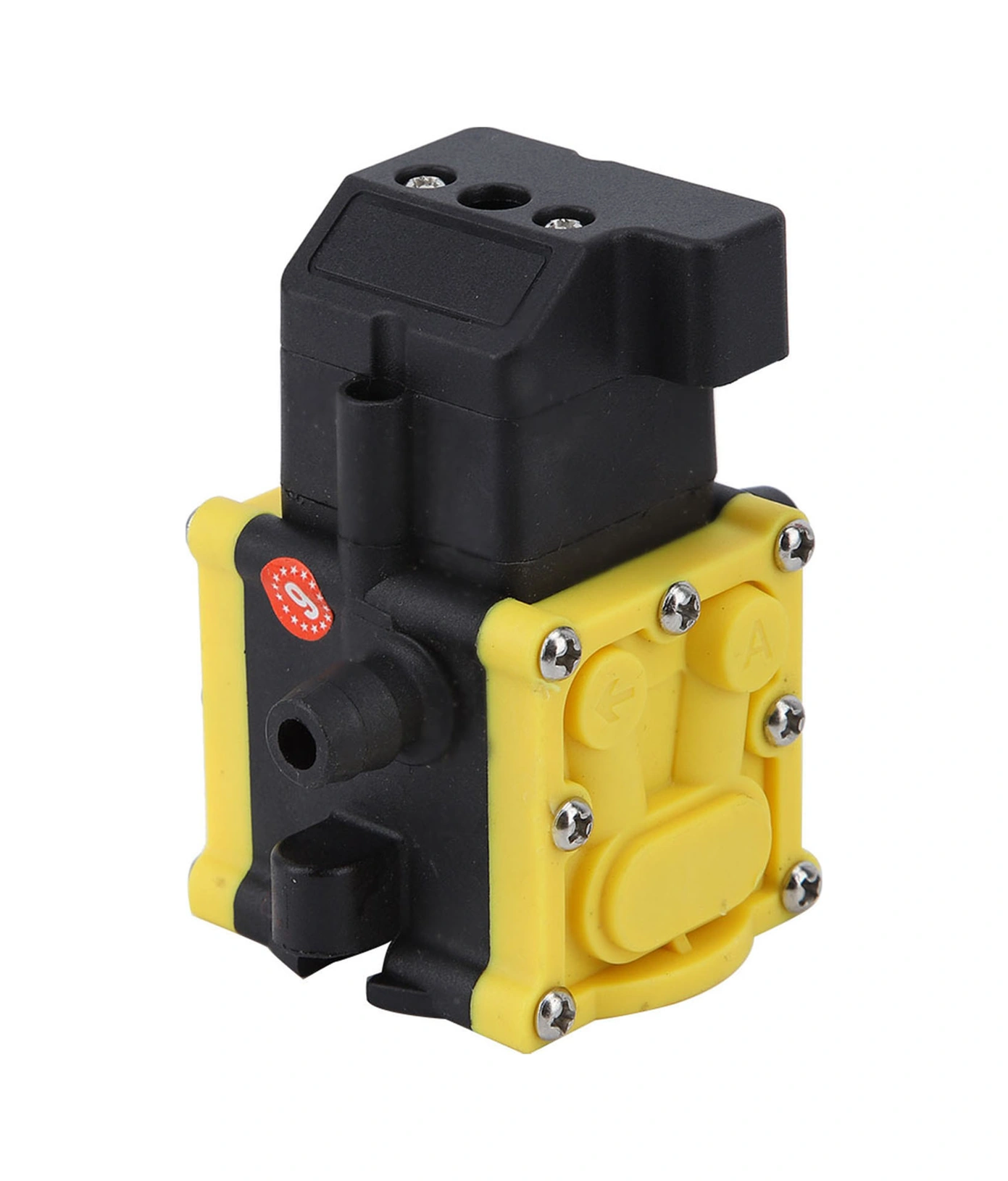 Hangfox 12v Elektrikli Bahçe Spreyi Su Pompası Kafa - Otomatik Emme Diaphragma Pompa Başlığı - Ziraat, Ormancılık İçin Dayanıklı Plastik Aksesuar