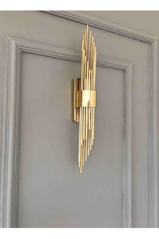 Şanled Merdiven Modeli Metal Çift Yönlü Duvar Aydınlatma Aplik-pilli Beyaz