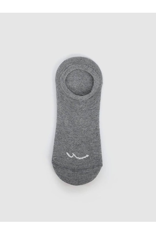 Ltb Yazese Soket Görünmez Unisex Çorap Gri
