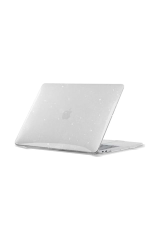 Macbook Uyumlu Pro 14.2 2023 A2779 Kılıf Simli Ön Arka Kapak 001