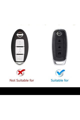 Nıssan Qashqaı X-traıl Juke Anahtar Kılıfı Yeni Kasa Uyumlu 2023 Ve Üzeri Siyah