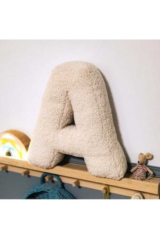 Fastbuy 26 Kuzu Yünü Mektup Çocuk Kanepe, Renkli Yatak Odası Dekorasyon Çok Renkli