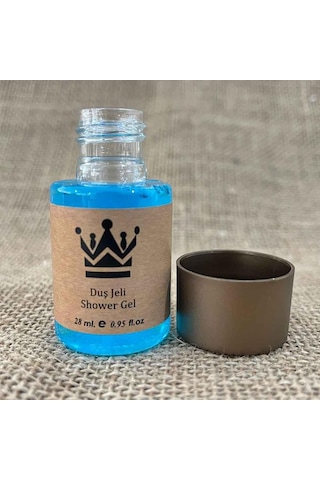 1500 Adet Standart Otel Duş Jeli Geniş Kapak Kraft 30 Ml Silindir Şişe Tek Kullanımlık Kullan At