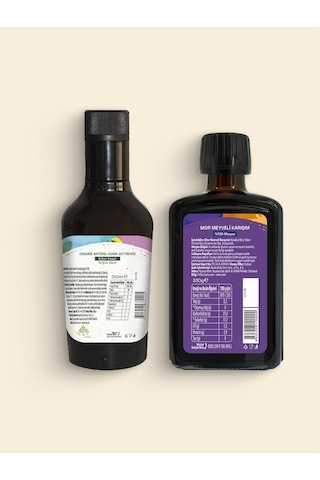 Ravla Mor Meyveli Karışım 330 G + Ravla Organik Zeytinyağı 250 ML Yüksek Polifenol Serisi