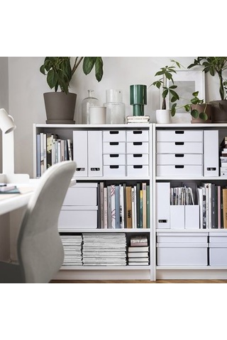 Ikea Fjäderharv Dosyalık, Beyaz, 2 Adet