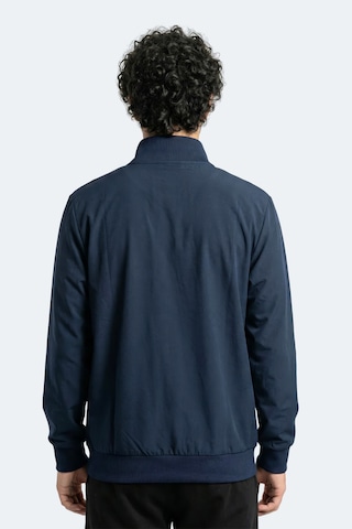 Slazenger Rencor Erkek Dik Yaka Fermuarlı Lacivert Sweatshırt