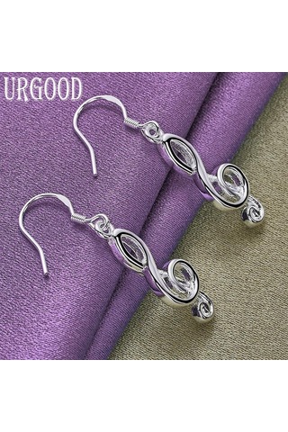 925 Ayar Gümüş Tonlu Kolye Küpe Moda Takı