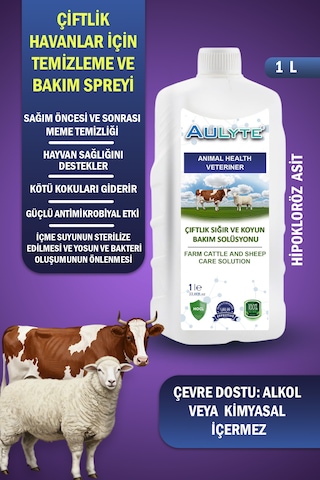 Büyükbaş Küçükbaş Hayvan Bakım Solüsyonu 1 Lt