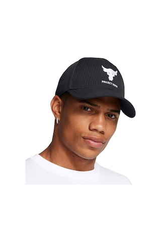 Under Armour Project Rock Trucker Şapka Siyah Beyaz Siyah,siyah-beyaz