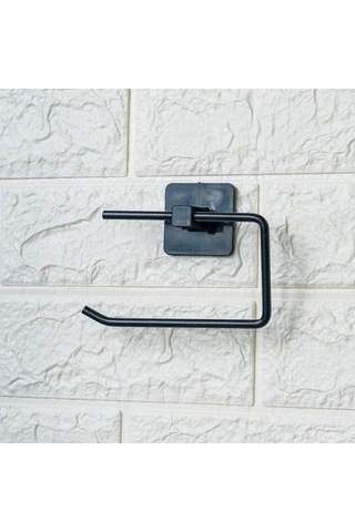 Kendiliğinden Yapışkanlı Siyah Paslanmaz Metal Kapaksız Tuvalet K Diğer