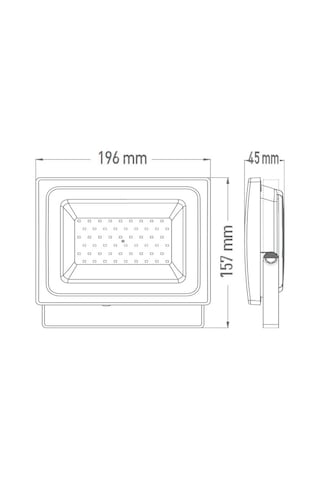 Ack At61-05052 50w Yeşil Smd Led Projektör