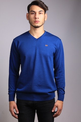 Bearraybon Erkek Triko Kazak Indigo (504887255) İndigo