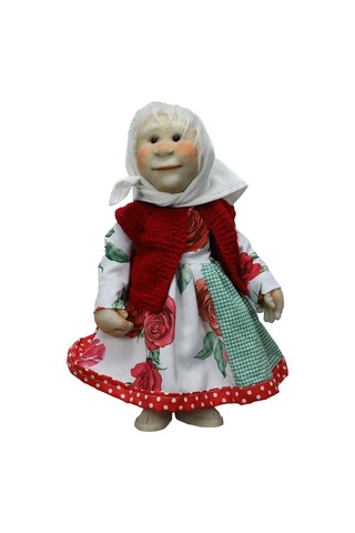 E38 El İşçiliği Babaanne Dekor Bebek 34 Cm - 6029
