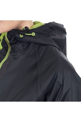 Trespass Trespass Qikpac Jacket - Unisex Packaway Unisex Yeşil Yağmurluk 10003 Siyah