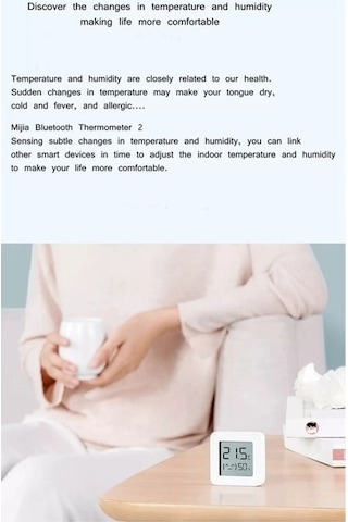 Butuglobal Xiaomi Mijia Bluetooth Sıcaklık Ve Nem Termometresi 2