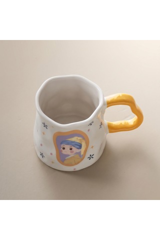 Karaca Canvas Sarı Kupa 380 Ml