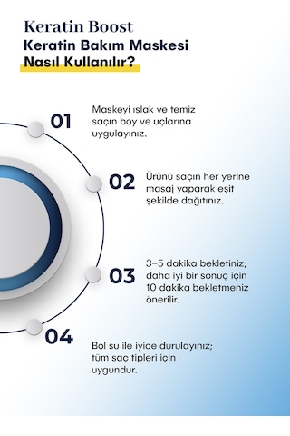 Keratin Boost Keratin Bakım Maskesi 350 Ml