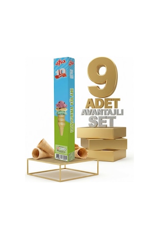 Afia Dondurma Külahı 9x10lu