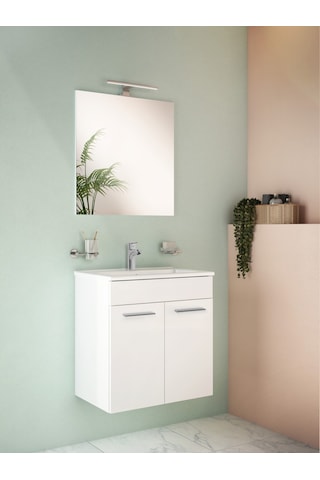 VitrA Ardea Banyo Dolap Seti 60 Cm Parlak Beyaz 75023 Parlak Beyaz