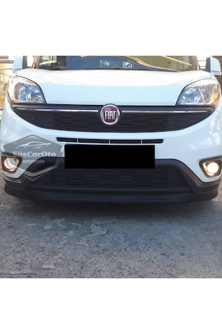 Fiat Doblo D4 2015-2021 Uyumlu Üniversal Astra H Lip Esnek Ön Lip 2 Parça Tampon Altı Dil Karlık Ön Ek 00 Şüscaroto Aksesuar