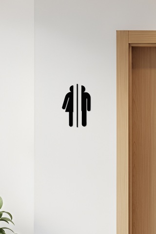 Wc Tabelası, Tuvalet Levhası, Kadın Erkek Tabela, Yönlendirme Levhaları 37