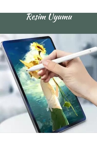 Honor Pad X9 Uyumlu Eğime Göre Çizgi Kalınlığı Değişen Şarjlı Dokunmatik Ekran Kalemi Stylus Pen
