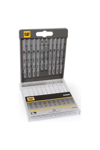 Cat Da06902 10 Parça Profesyonel Ahşap Hassas/kaba/düz/kavisli Kesim Dekupaj Testere Ucu