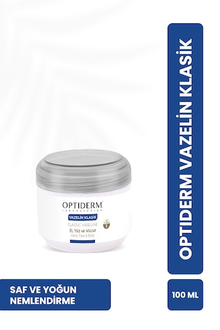 Optiderm Vazelin Naturel 100 Ml