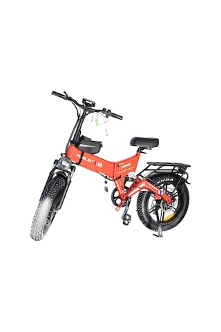 T-bike Robust-x8 250w Katlanabilir Elektrikli Bisiklet Kırmızı Kırmızı