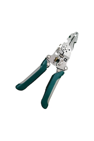 Youtek Endüstriyel Elektrikçi Telli Aleti: Kablolu Telli Soyma, Kesme, Bükme Ve Vida Çıkarma İşlevli Karbon Çelik Pense