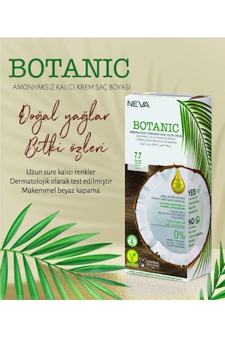 Botanıc Amonyaksız Kalıcı Krem Boya Seti 7.7