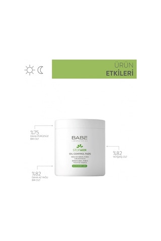 Babe Stop Akn Oil Control Pads 60 Pads - Sebum Kontrol Pedi
