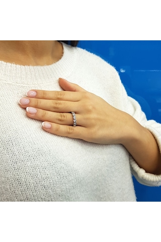 Lova 1,20 Karat Efektli Pırlanta Yeditaş Yüzük - 1070224