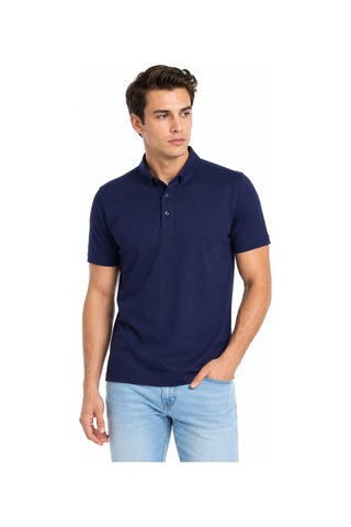 Baglan Erkek Polo Yaka Kısa Kollu Tişört Regular Kalıp T6073 Bgl-st05551 Lacivert