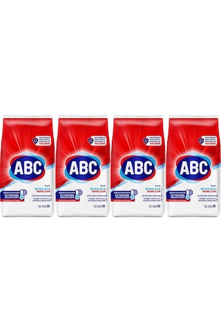 Abc Matik Toz Çamaşır Deterjanı 40kg 4pk 10kg Klasik 264 Yıkama