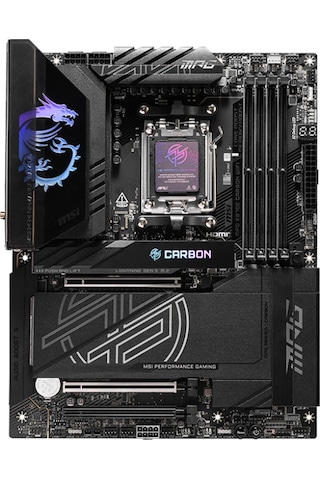 MSI MPG X870E Carbon WIFI AMD X870E 8400 MHz (OC) DDR5 Soket AM5 ATX Anakart