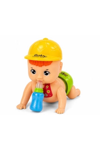 Lovely Doll Emekleyen Biberonlu Bebek Oyuncak Işıklı & Müzikli Eğlenceli Oyuncak 3+ Yaş 001