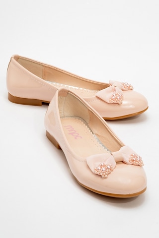 Mnpc Kız Çocuk Pudra Fashion Babet 25y4b10053173 Pudra