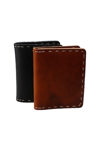 Clk Bizoon % 100 Hakiki Deri Dm Leather Minimal Cüzdan Kartlık 3011