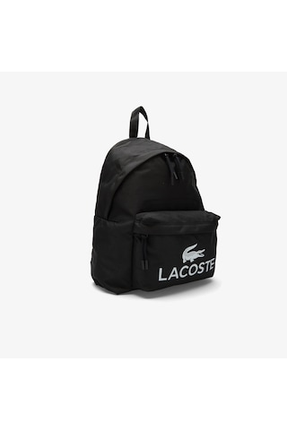 Lacoste Erkek Baskılı Siyah Sırt Çantası