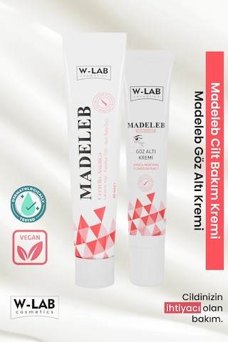 W-Lab Cosmetics Madeleb Krem + Madeleb Göz Altı Krem Set