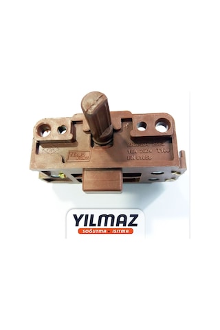 Elektrikli Şofben Komütatör + Switch (Siviç) - Soketli