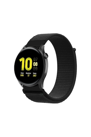 Samsung Galaxy Uyumlu Watch 7/6/5/4/fe Serisi 40mm/44mm , Watch 6/4 Classic 47mm/43mm/42mm Ve Watch 5 Pro 45mm İçin Yumuşak Ve Konforlu Hasır 20mm Naylon Kordon