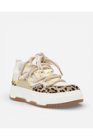 Steve Madden Brouhaha Leop Multı Kadın Leop Multi Sneakers Brouhaha Krem