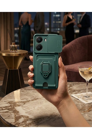 Poco X7 Pro İçin Uyumlu Boyun Askılı Yüzüklü Stand Olabilen Telefon Kılıfı Poco X7 Pro İçin Uyumlu Boyun Askılı Yüzüklü Stand Olabilen Telefon Kılıfı
