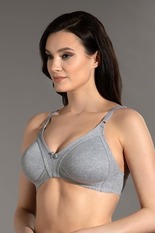 New Bra Kadın Toparlayıcı Desteksiz Gri Sütyen 3c3t1n7o50 001