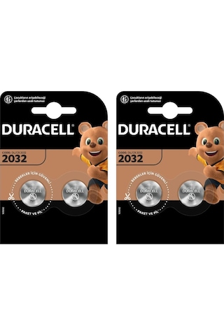 Duracell DL/CR 2032 3 V Lityum Pil 2 x 2'li